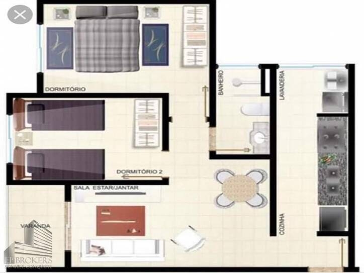 Apartamento, 2 quartos, 50 m² - Foto 10
