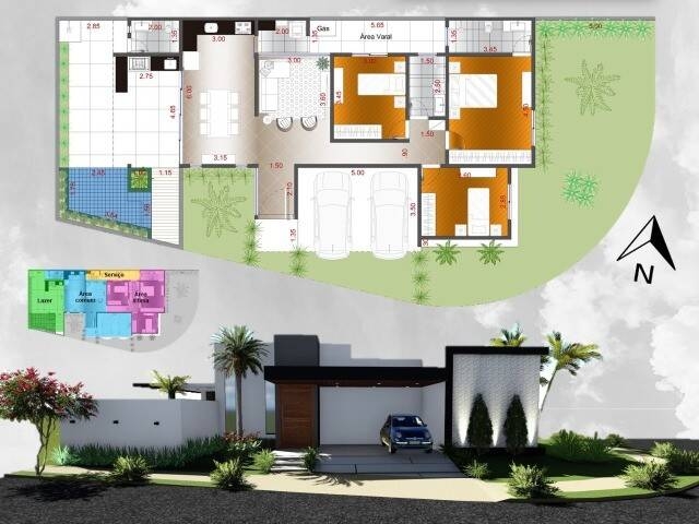 Casa de Condomínio, 3 quartos - Foto 12