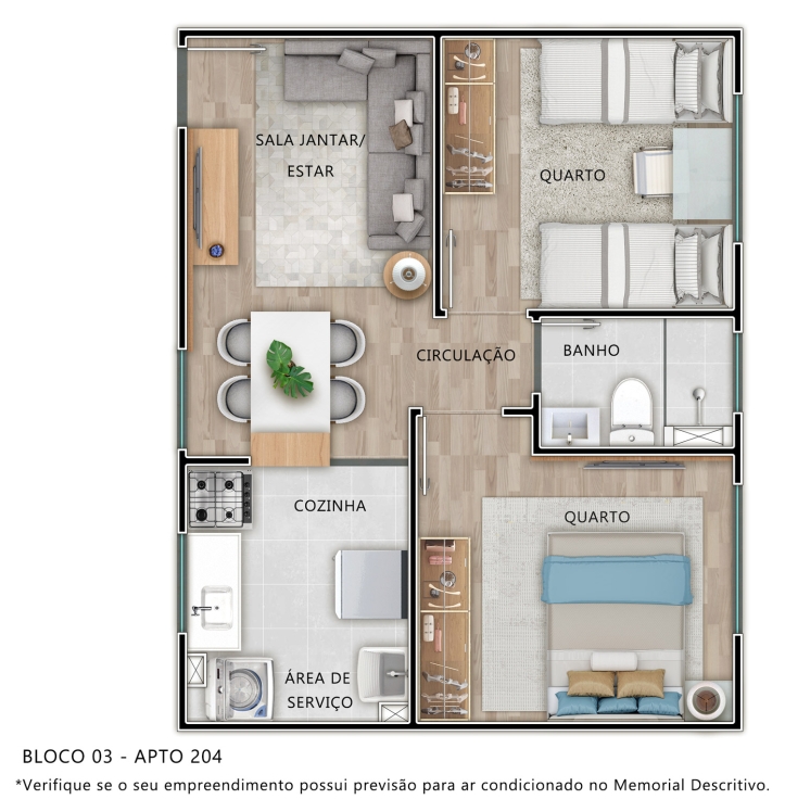 Apartamento, 2 quartos, 43 m² - Foto 8