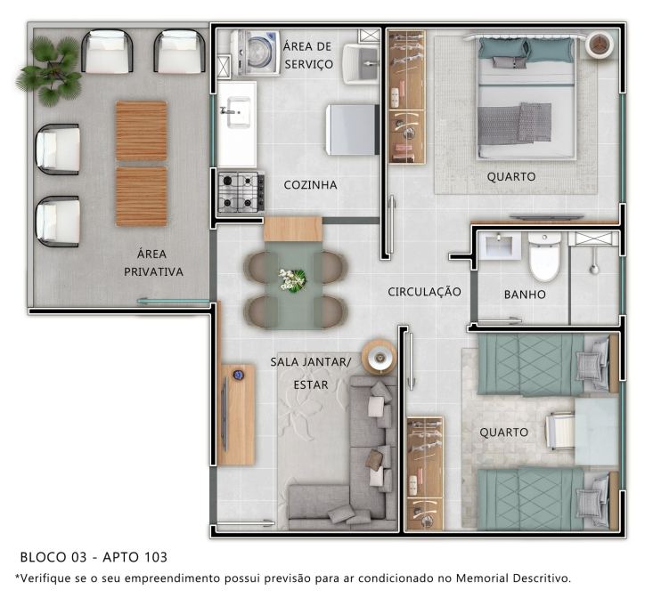 Apartamento, 2 quartos, 43 m² - Foto 10