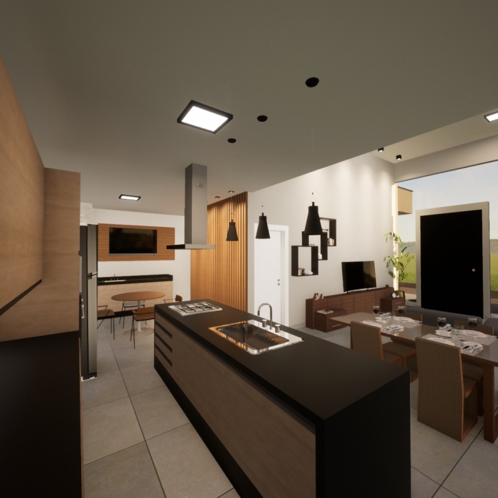 Casa de Condomínio, 3 quartos - Foto 2