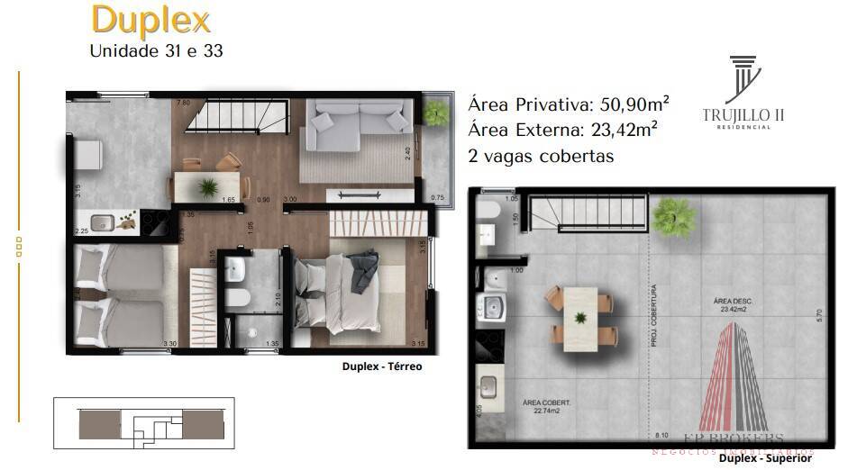 Apartamento, 2 quartos, 52 m² - Foto 8